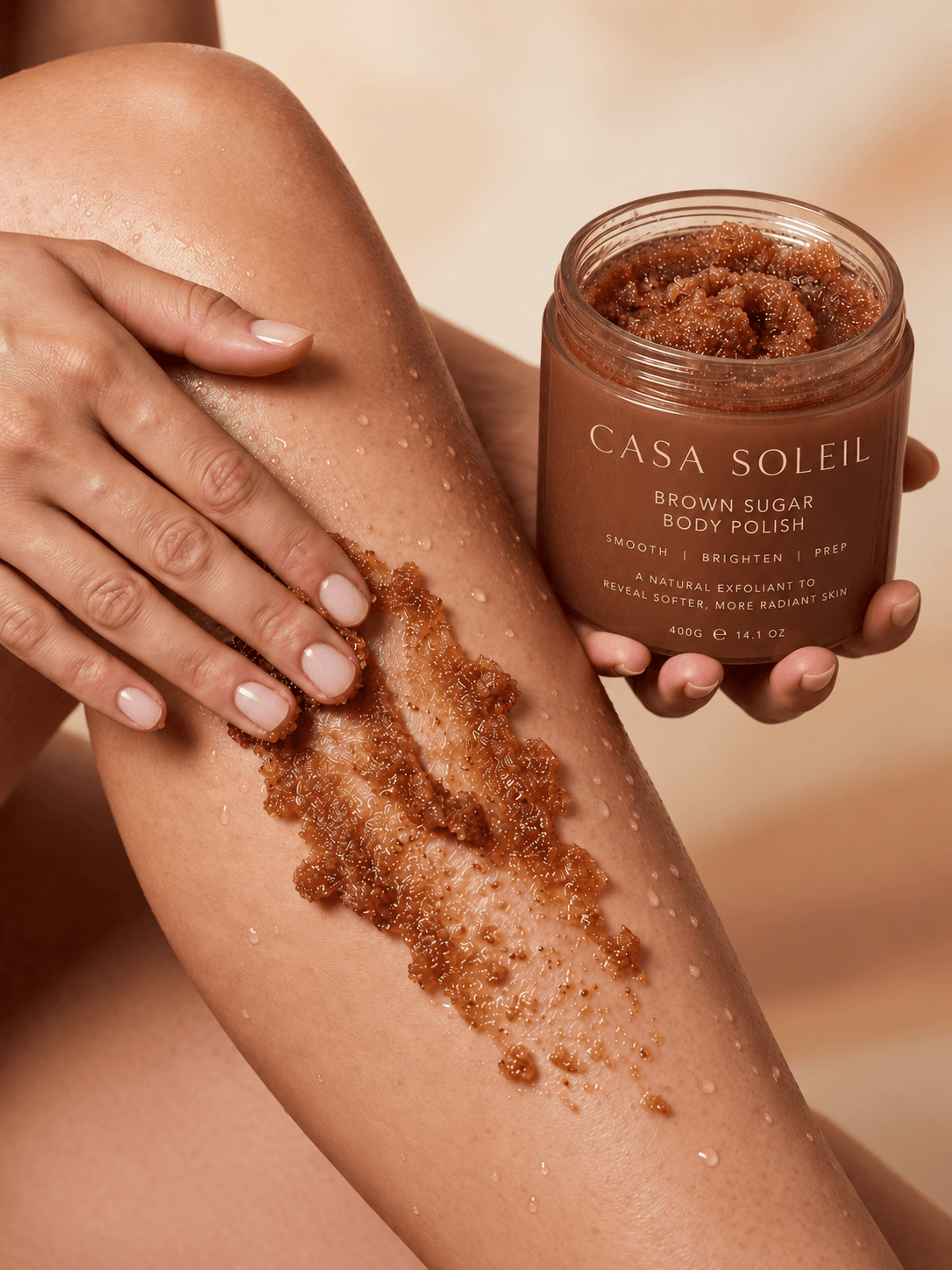Exfoliate the night before